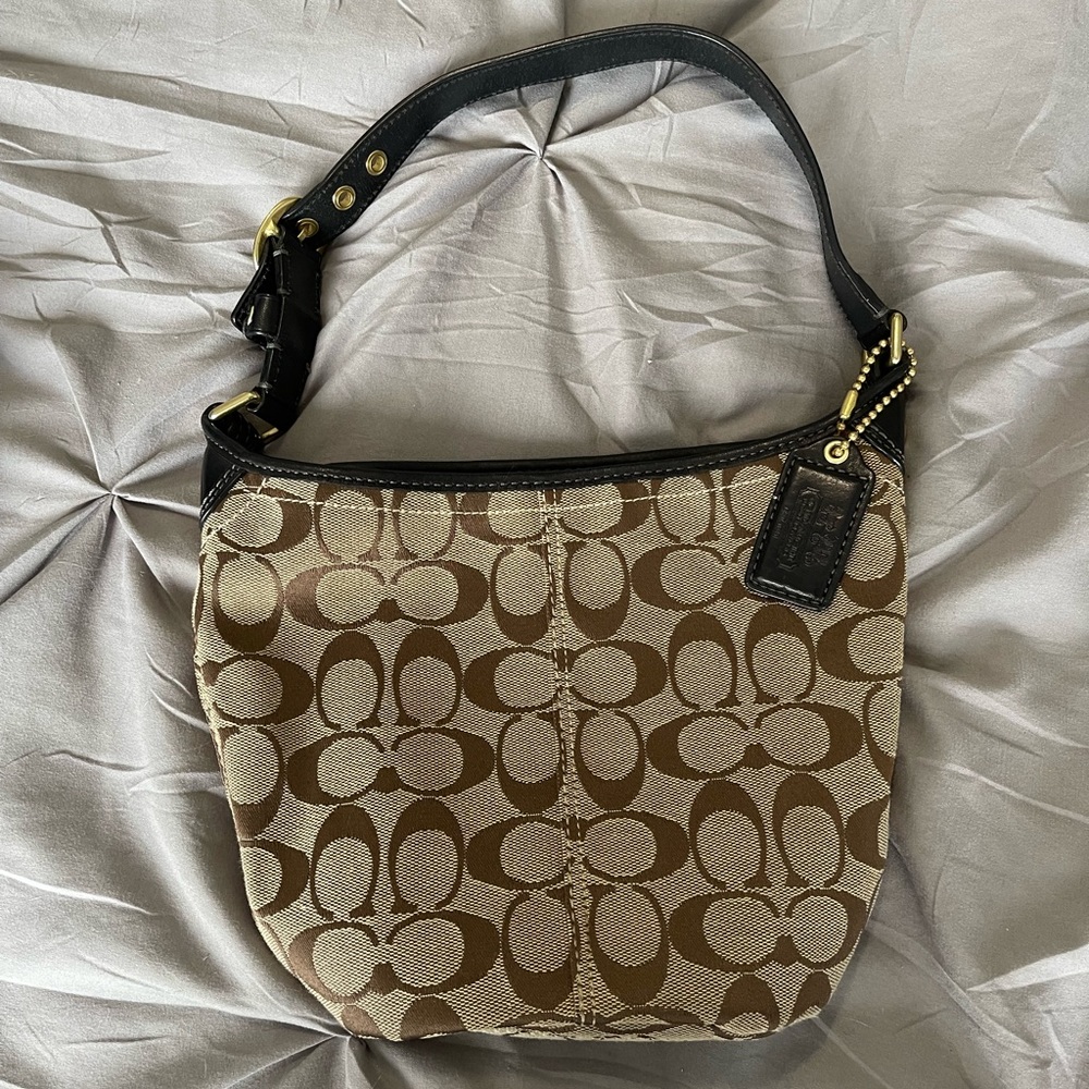 Coach small bag, Vintage signature print
